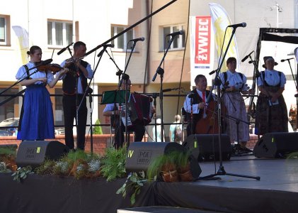 Koncert kapel na małej estradzie